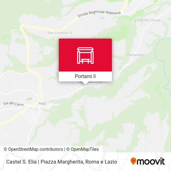 Mappa Castel S. Elia | Piazza Margherita
