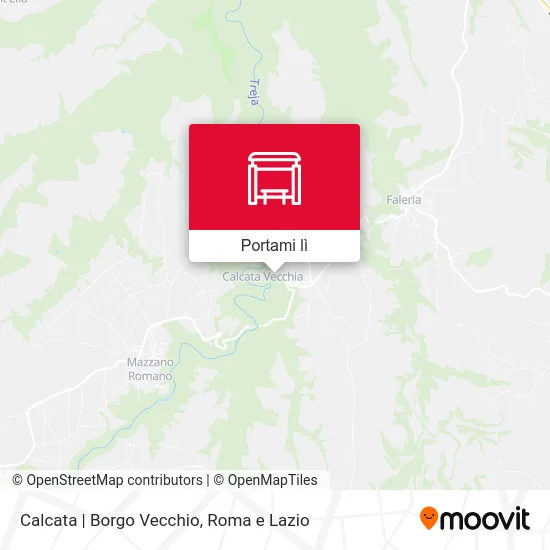 Mappa Calcata | Borgo Vecchio