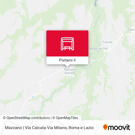 Mappa Mazzano | Via Calcata Via Milano