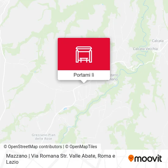 Mappa Mazzano | Via Romana Str. Valle Abate