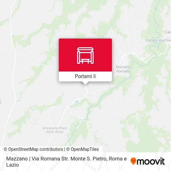 Mappa Mazzano | Via Romana Str. Monte S. Pietro