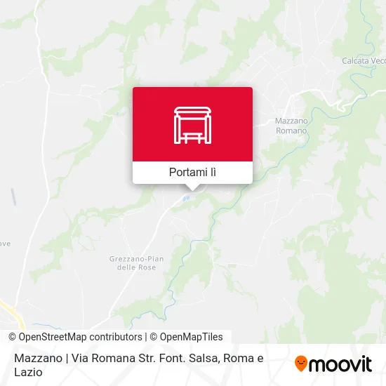 Mappa Mazzano | Via Romana Str. Font. Salsa