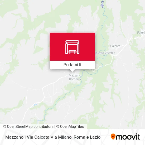 Mappa Mazzano | Via Calcata Via Milano