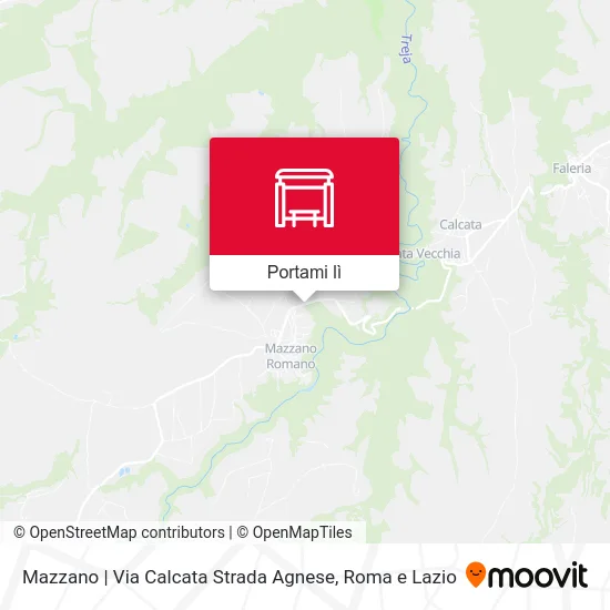Mappa Mazzano | Via Calcata Strada Agnese
