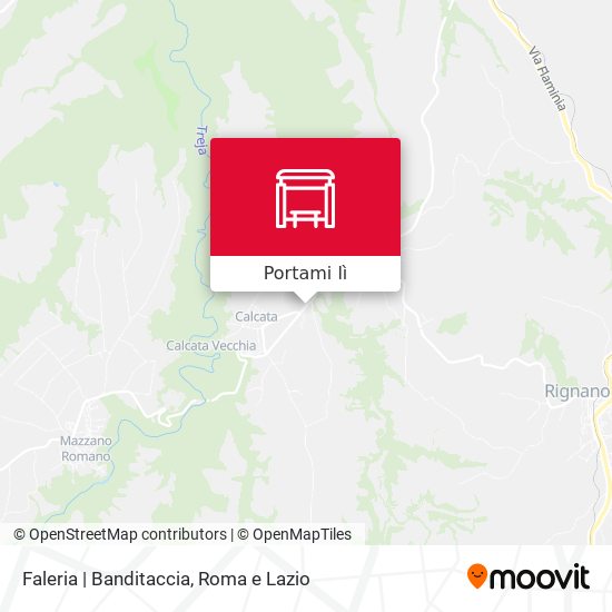 Mappa Faleria | Banditaccia
