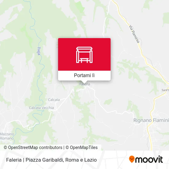 Mappa Faleria | Piazza Garibaldi