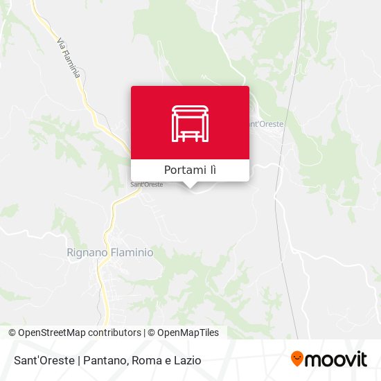 Mappa Sant'Oreste | Pantano