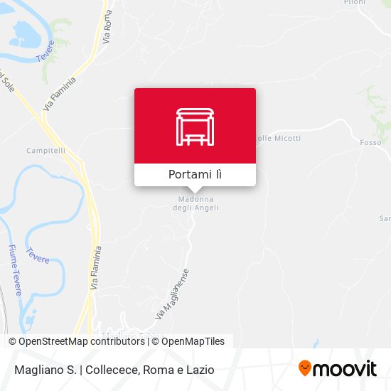 Mappa Magliano S. | Collecece