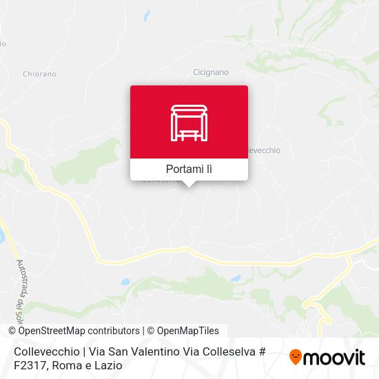 Mappa Collevecchio | Via San Valentino Via Colleselva # F2317
