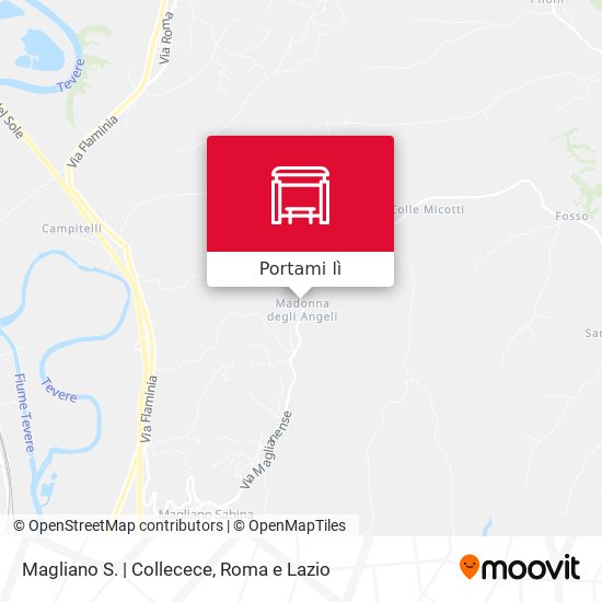 Mappa Magliano S. | Collecece