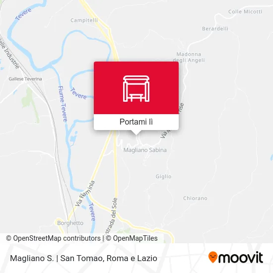 Mappa Magliano S. | San Tomao