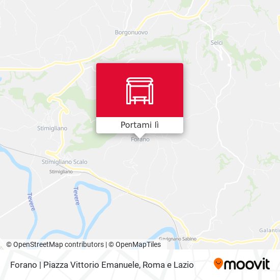 Mappa Forano | Piazza Vittorio Emanuele