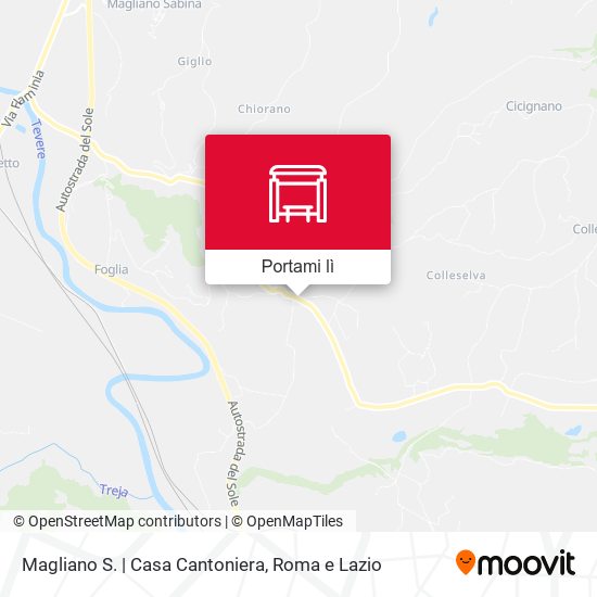 Mappa Magliano S. | Casa Cantoniera