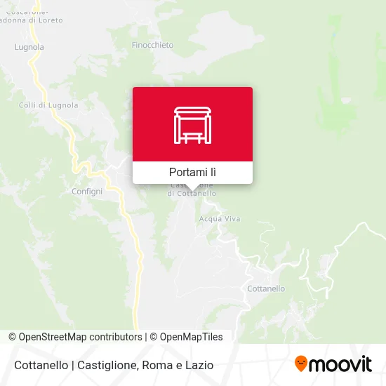 Mappa Cottanello | Castiglione