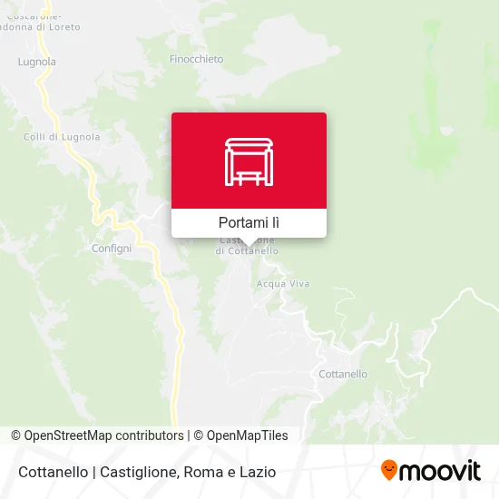 Mappa Cottanello | Castiglione