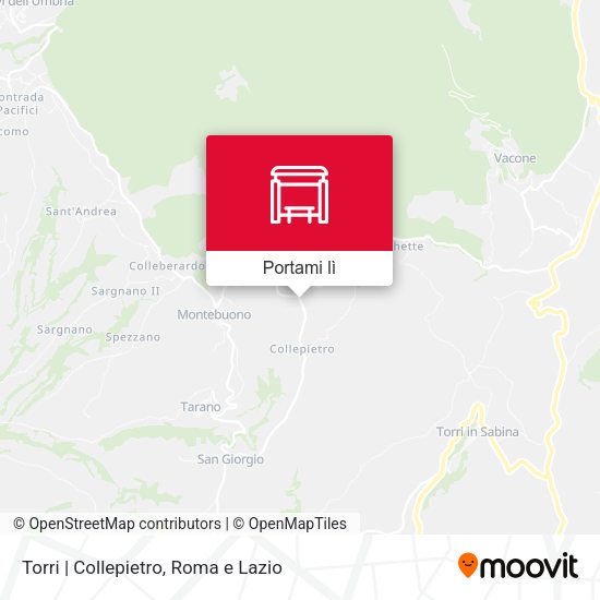 Mappa Torri | Collepietro