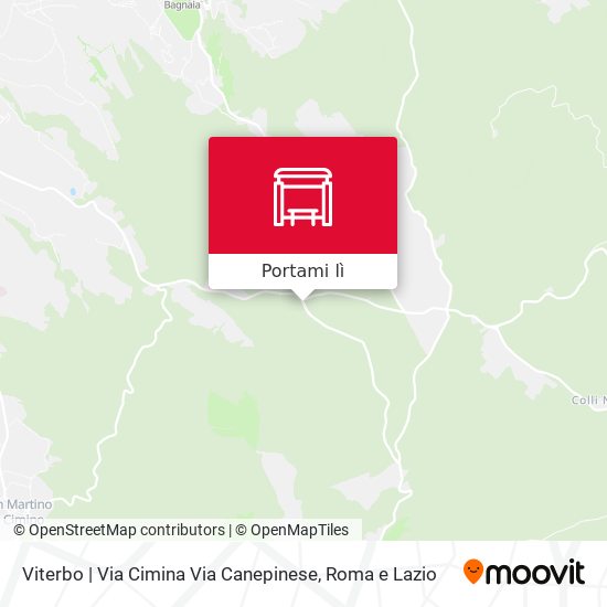 Mappa Viterbo | Via Cimina Via Canepinese
