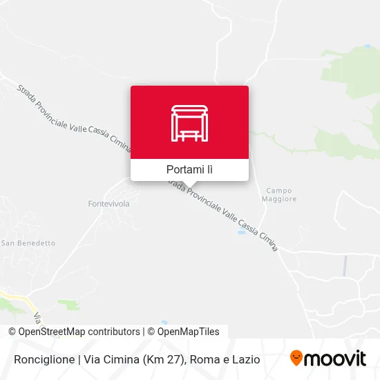 Mappa Ronciglione | Via Cimina (Km 27)