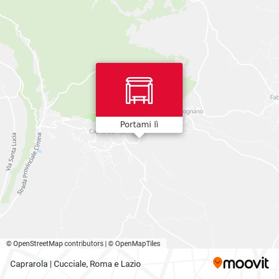 Mappa Caprarola | Cucciale