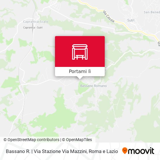 Mappa Bassano R. | Via Stazione Via Mazzini