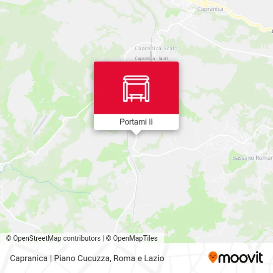 Mappa Capranica | Piano Cucuzza