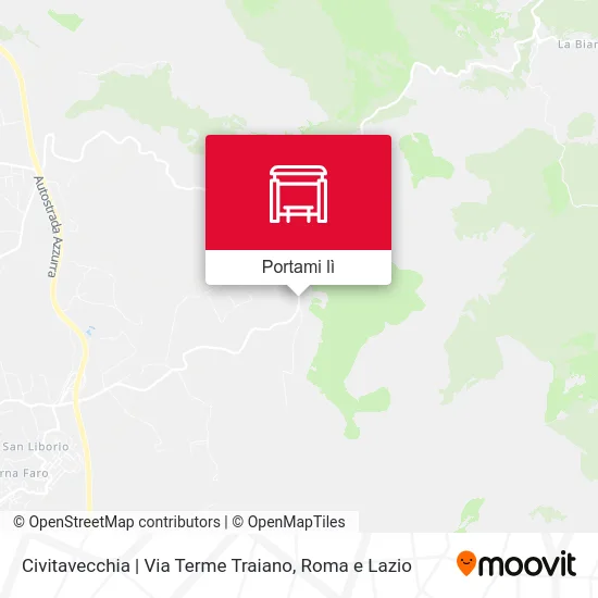 Mappa Civitavecchia | Via Terme Traiano