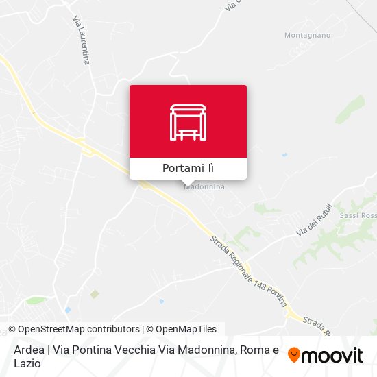 Mappa Ardea | Via Pontina Vecchia Via Madonnina