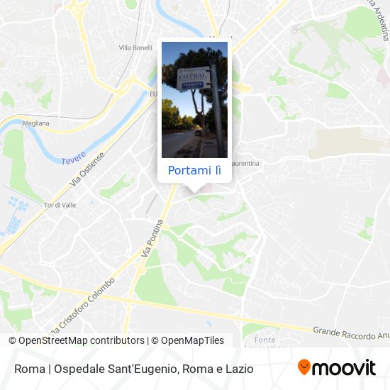 Mappa Roma | Ospedale Sant'Eugenio