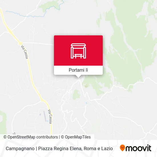 Mappa Campagnano | Piazza Regina Elena