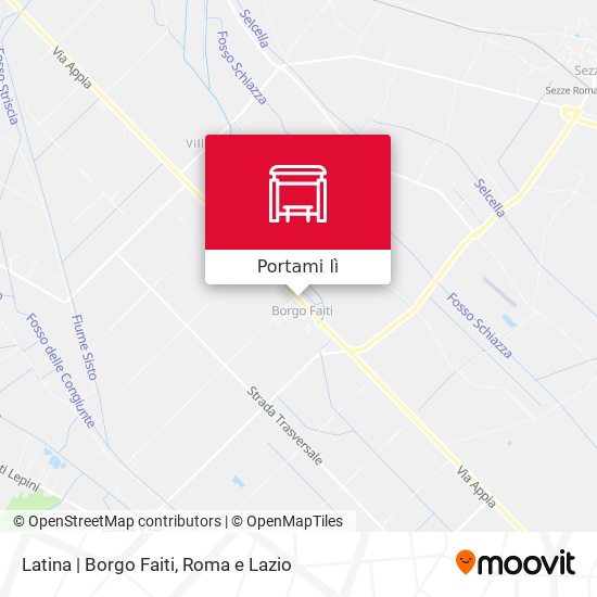 Mappa Latina | Borgo Faiti