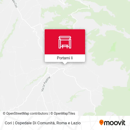 Mappa Cori | Ospedale Di Comunità