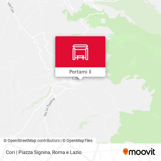 Mappa Cori | Piazza Signina