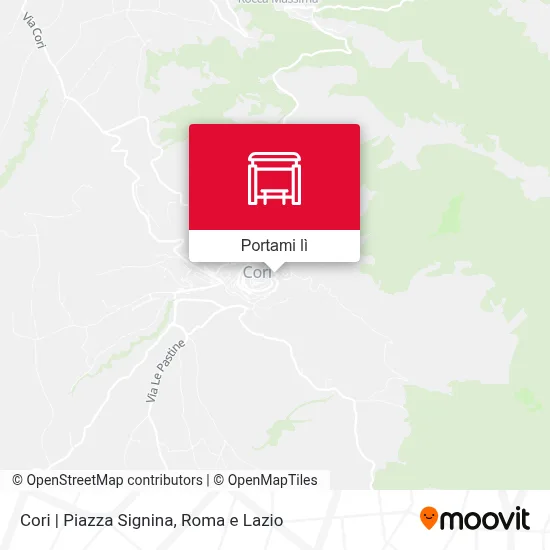 Mappa Cori | Piazza Signina