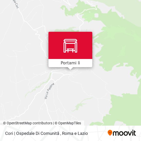 Mappa Cori | Ospedale Di Comunitã