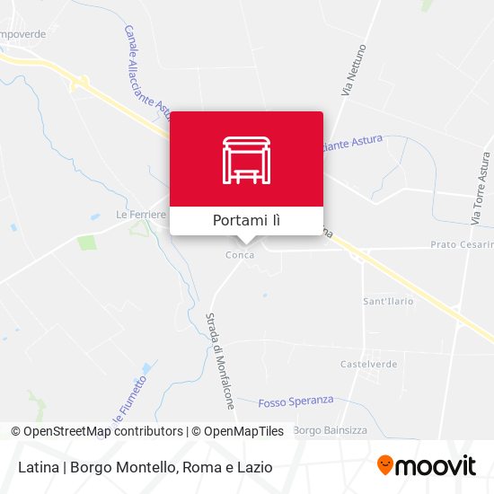 Mappa Latina | Borgo Montello
