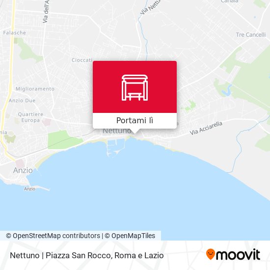 Mappa Nettuno | Piazza San Rocco