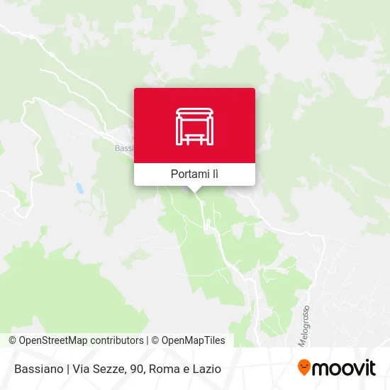 Mappa Bassiano | Via Sezze, 90