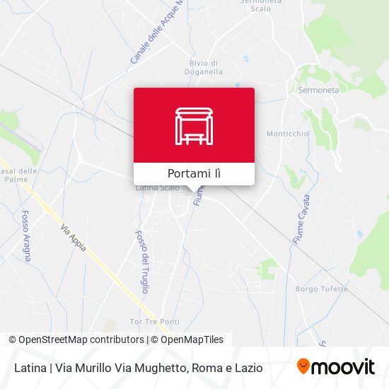 Mappa Latina | Via Murillo Via Mughetto