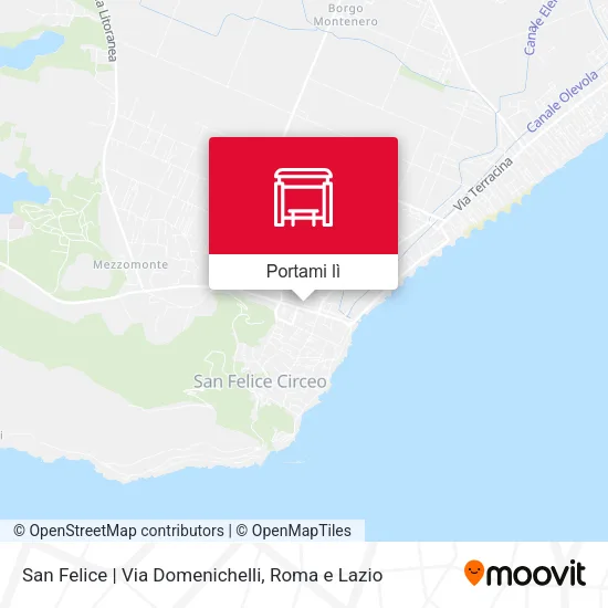 Mappa San Felice | Via Domenichelli