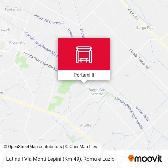 Mappa Latina | Via Monti Lepini (Km 49)