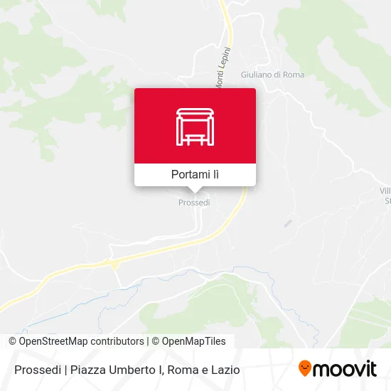 Mappa Prossedi | Piazza Umberto I