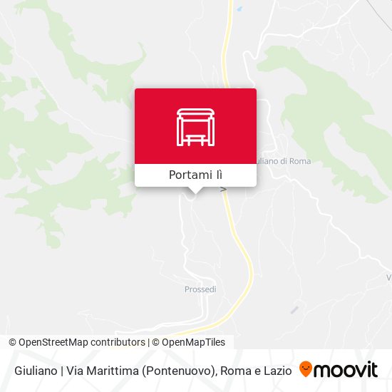 Mappa Giuliano | Via Marittima (Pontenuovo)