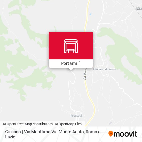 Mappa Giuliano | Via Marittima Via Monte Acuto