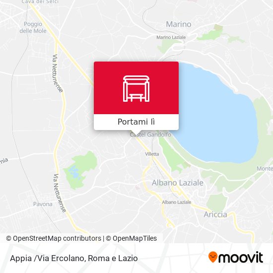 Mappa Appia /Via Ercolano