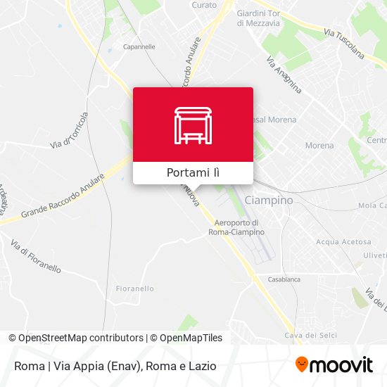 Mappa Roma | Via Appia (Enav)