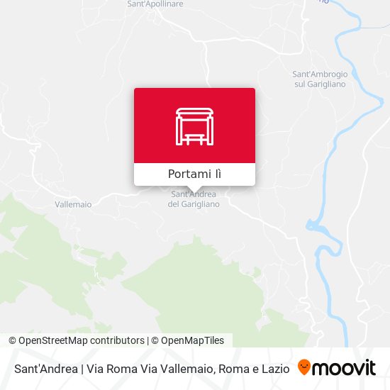 Mappa Sant'Andrea | Via Roma Via Vallemaio