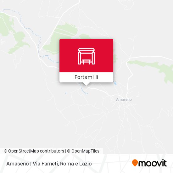 Mappa Amaseno | Via Farneti