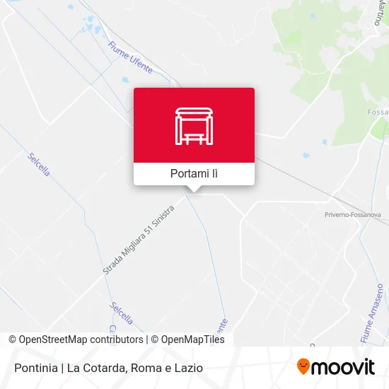 Mappa Pontinia | La Cotarda