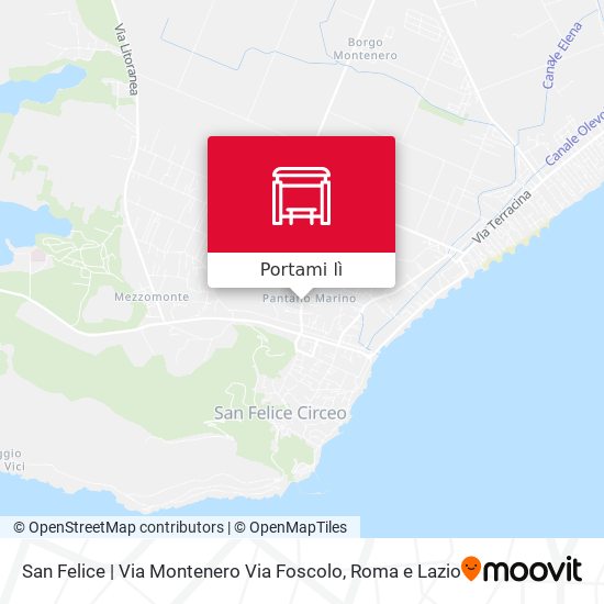 Mappa San Felice | Via Montenero Via Foscolo