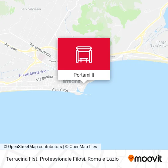 Mappa Terracina | Ist. Professionale Filosi